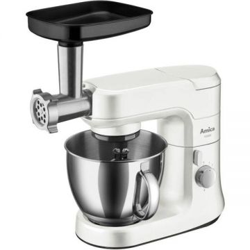 AMICA Robot de bucatarie Amica KML 4011, 1000W, bol inox 4.5L, 8 trepte de viteza, Alb