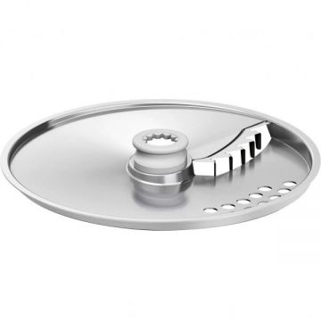 BOSCH Accesoriu Bosch French Fries Disc MUZ9PS1, Din oțel inoxidabil, Funcționează prin MUZ9VL1, Procesează rapid și fără efort cartofi pentru prăjit sau legume în batoane pentru dip, Pentru gama OptiMUM (MUM9)