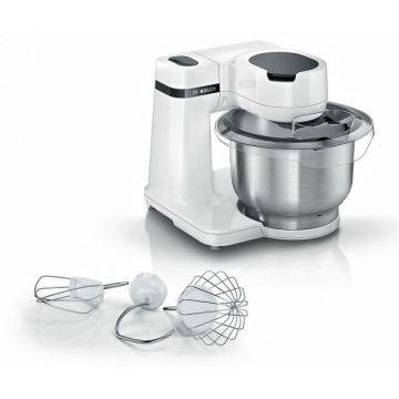 BOSCH Robot de bucatarie Bosch MUMS2EW00, 700 W, 4 viteze, bol 3.8 l, Mixare planetara 3D, Alb Cod produs: MUMS2EW00