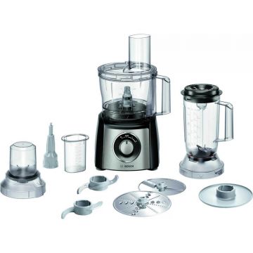 Robot de bucatarie Bosch MultiTalent 3 Plus MCM3PM386, 900 W, 2 viteze + Pulse, bol 2.3 l, Negru/Argintiu Robot de bucatarie Bosch MultiTalent 3 Plus MCM3PM386, 900 W, 2 viteze + Pulse, bol 2.3 l, Negru/Argintiu