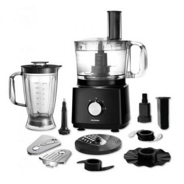 Robot de bucatarie Cuisine Chef HFP-750BK 750W Bol 1.2 litri Blender 1.8 litri Negru