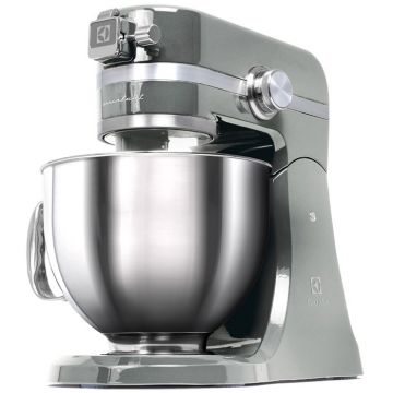 Robot de bucatarie Electrolux EKM4600, 1000 W, 10 viteze, bol 4.8 l, Argintiu