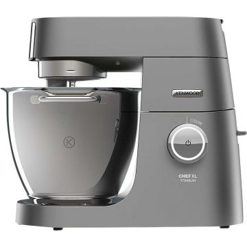 Robot de bucatarie Kenwood Chef XL Titanium KVL8320S, 1700 W, Viteza variabila + Puls, bol 6.7 l, Argintiu