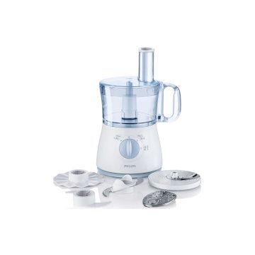 Robot de bucatarie Philips HR7620, 500 W, 2 viteze + Puls, bol 1.2 l, Alb