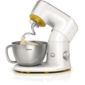 Robot de bucatarie Philips HR7954/00, 900 W, 7 viteze + Puls, bol 4 l, Alb