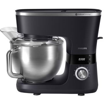 Robot de bucatarie Philips Seria 7000 HR7962/21, 1000 W, 8 Viteze, Bol 5.5 L, Negru/Argintiu Robot de bucatarie Philips Seria 7000 HR7962/21, 1000 W, 8 Viteze, Bol 5.5 L, Negru/Argintiu