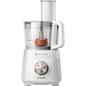 Robot de bucatarie Philips Viva Collection HR7510/00, 800 W, 2 viteze + Puls, bol 1.5 l, Alb Robot de bucatarie Philips Viva Collection HR7510/00, 800 W, 2 viteze + Puls, bol 1.5 l, Alb