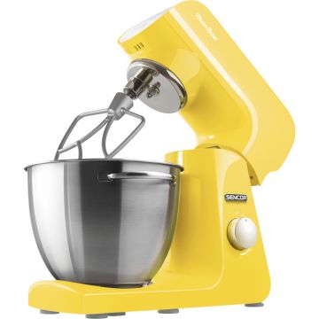 Robot de bucatarie Sencor STM 46YL, 1000 W, 8 viteze, bol 4.5 l, Galben