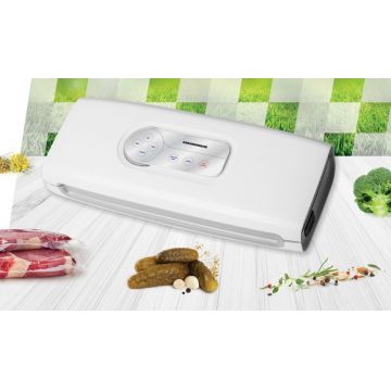 Aparat pentru vidat alimente Food Power, Heinner, 140W, alb