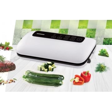 Aparat pentru vidat alimente Infinity Pack, Heinner, 120W, alb/negru