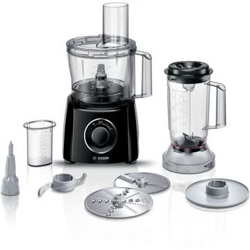 BOSCH Robot de bucatarie BOSCH MultiTalent 3 MCM3201B, vas 2.3l, blender 1l, 800W, 2 trepte viteza, negru