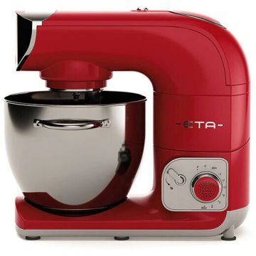 Eta ETA ETA002890063E Robot de bucatarie Gratus Storio 1200W, Recipient din otel inoxidabil capacitate 5,5L, Rosu