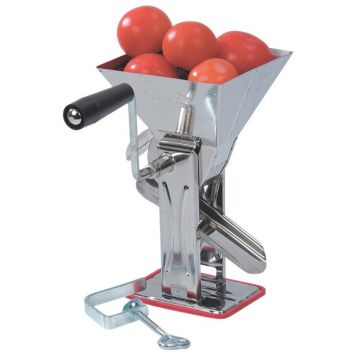 Masina de tocat si stors rosii velocissima, inox alimentar, fixare pe masa, inaltime 27 cm