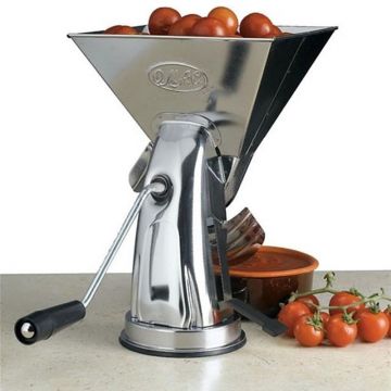 Masina manuala de tocat si stors rosii, sita separare seminte, inox alimentar, super gulliver