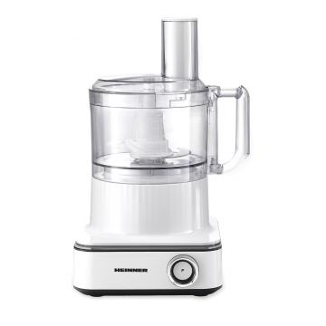 Robot de bucatarie Heinner HFP-K1000WP, 6 viteze, 1000 W, 2.3 l, Functie Pulse, Alb