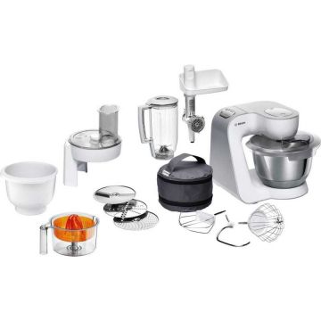 Robot de bucatarie MUM58258 3.9 litri 7 viteze + Pulse 1000W Argintiu Alb
